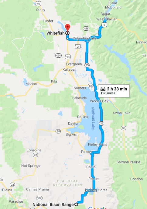 bison range to glacier