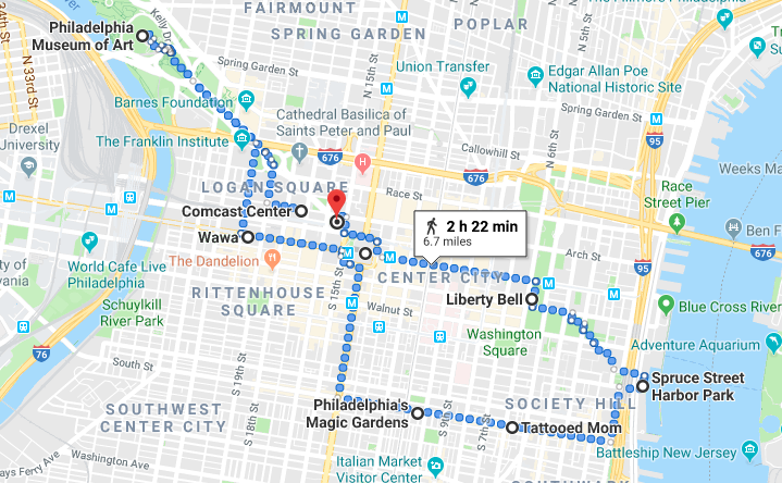 getting around philly